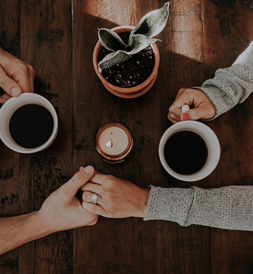 Couple Coffee Hands